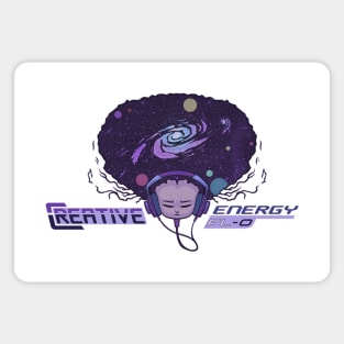 WEIRDO - Crative Energy Flo - Universe - Full Color Magnet